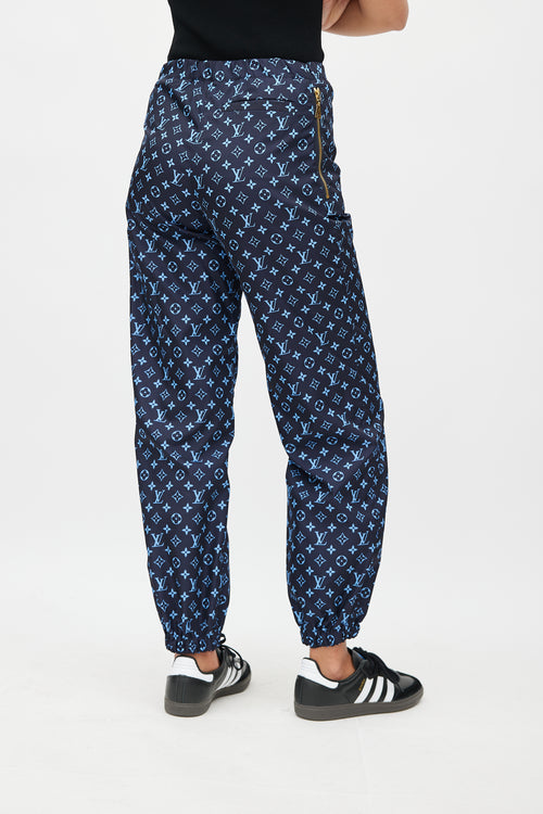 Louis Vuitton Navy 
Blue Monogram Jogging Pant