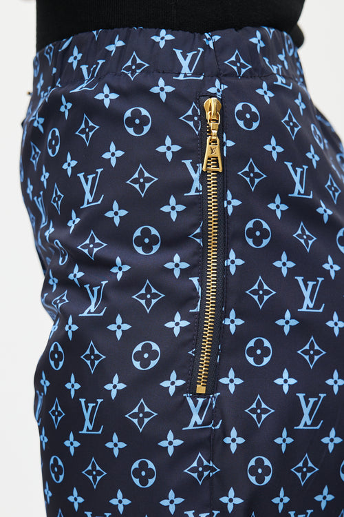 Louis Vuitton Navy 
Blue Monogram Jogging Pant