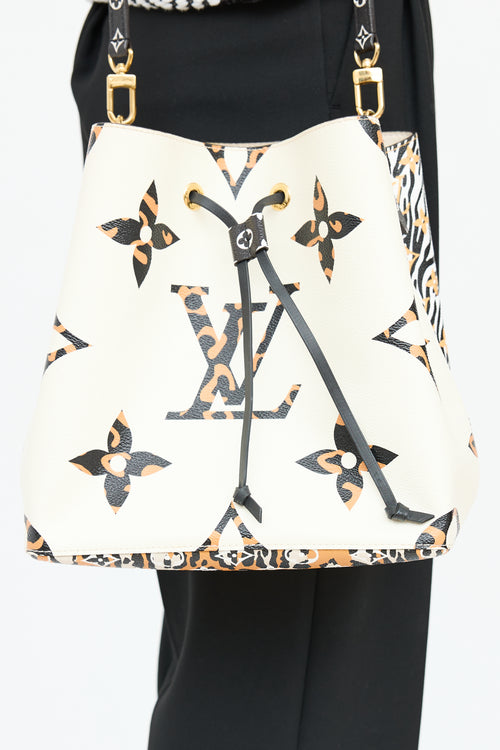 Louis Vuitton Jungle NoeNoe Monogram Bucket Bag