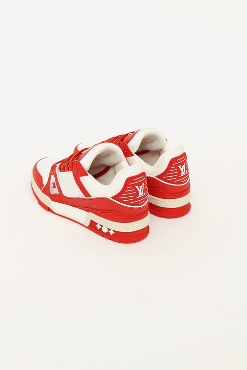 Louis Vuitton x (RED) Aids Project Trainer Sneaker