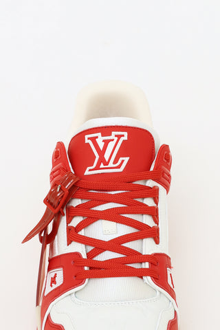 Louis Vuitton x (RED) Aids Project Trainer Sneaker