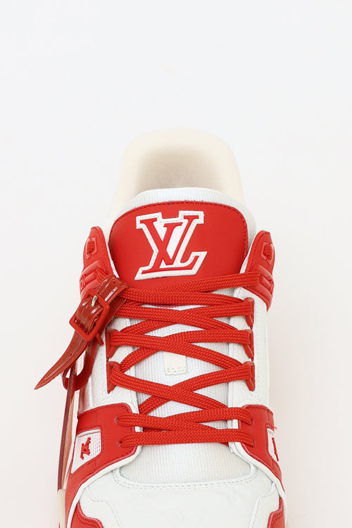 Louis Vuitton x (RED) Aids Project Trainer Sneaker