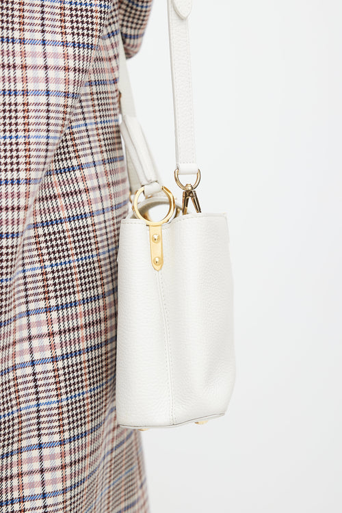 Louis Vuitton Snow White Taurillon Capucines BB Bag