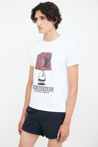 Louis Vuitton White Akanori Iwata Graphic T-Shirt