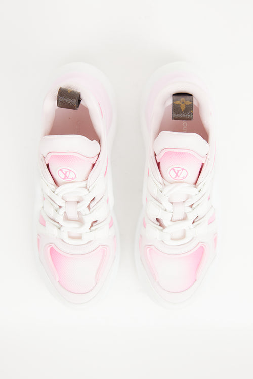 White 
Pink Archlight Sneaker