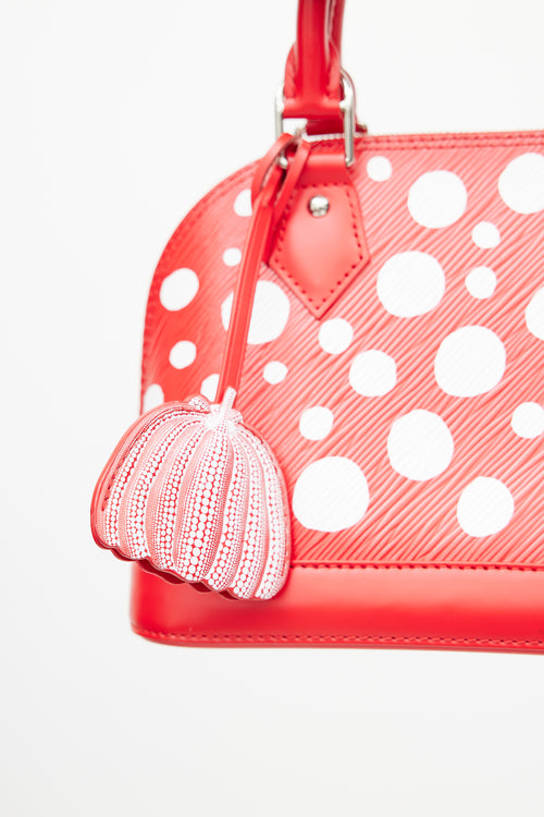 Louis Vuitton X Yayoi Kusama Red 
White Polka Dot Alma BB EPI Bag