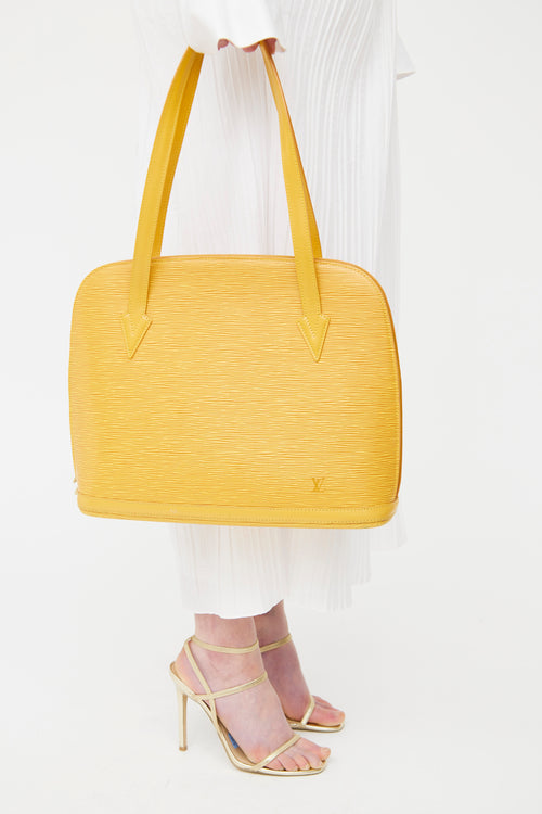 Louis Vuitton Yellow Epi Lussac Bag