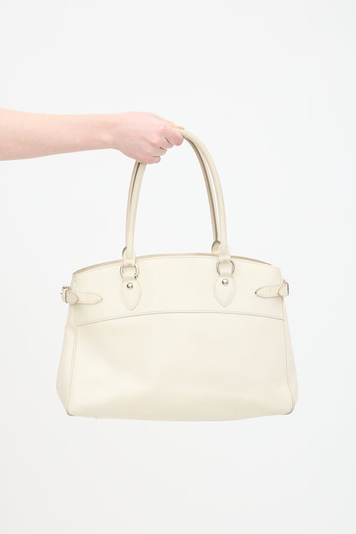 Louis Vuitton 2007 Cream Epi Leather Passy GM Bag