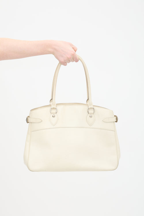 Louis Vuitton 2007 Cream Epi Leather Passy GM Bag