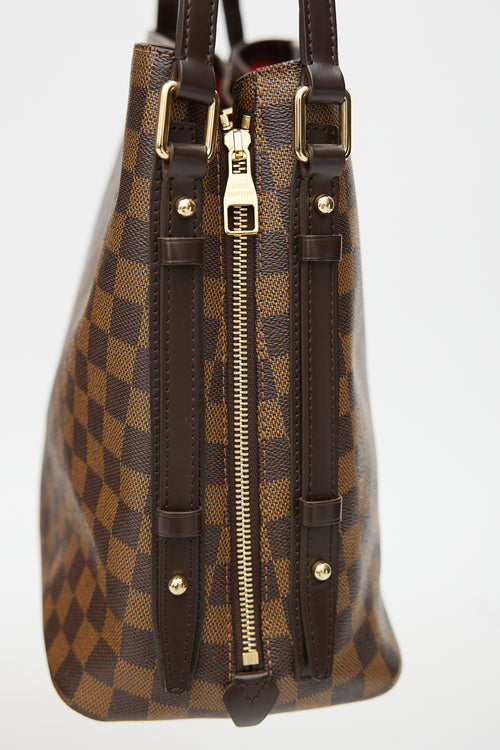 Louis Vuitton 2012 Brown Damier Ebene Cabas Rivington Tote