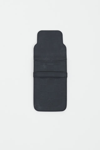 Louis Vuitton Black Damier Infini Leather Phone Pouch