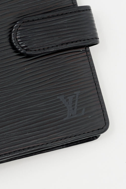 Louis Vuitton Black Epi Leather Bifold Wallet