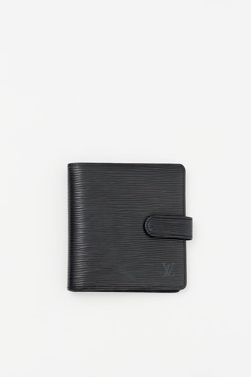 Louis Vuitton Black Epi Leather Bifold Wallet