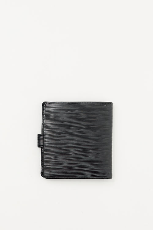 Louis Vuitton Black Epi Leather Bifold Wallet