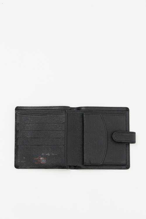 Louis Vuitton Black Epi Leather Bifold Wallet