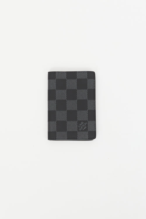 Louis Vuitton Black 
Grey Damier Graphite Pocket Organizer