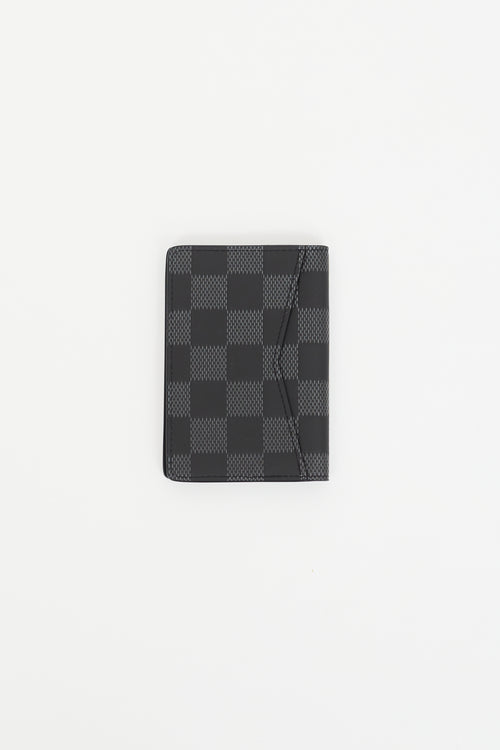 Louis Vuitton Black 
Grey Damier Graphite Pocket Organizer