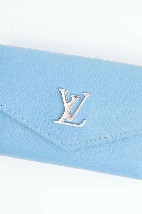 Louis Vuitton Blue Portefeuille Trifold Wallet