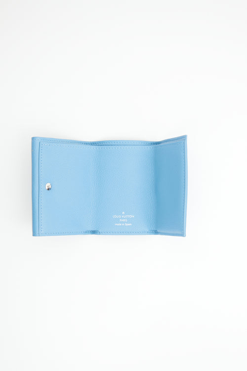 Louis Vuitton Blue Portefeuille Trifold Wallet