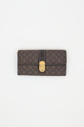 Louis Vuitton Brown Monogram Idylle Canvas Sarah Wallet