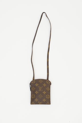 Louis Vuitton Brown Monogram Secret Pochette Passport Holder