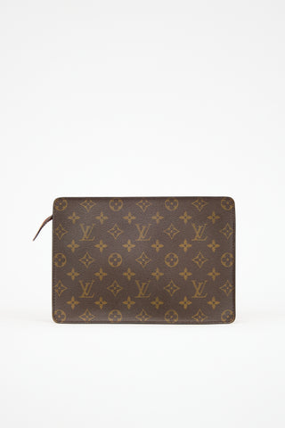 Louis Vuitton Brown Monogram Canvas Pouch