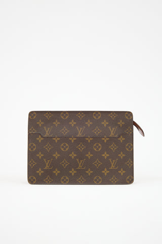 Louis Vuitton Brown Monogram Canvas Pouch