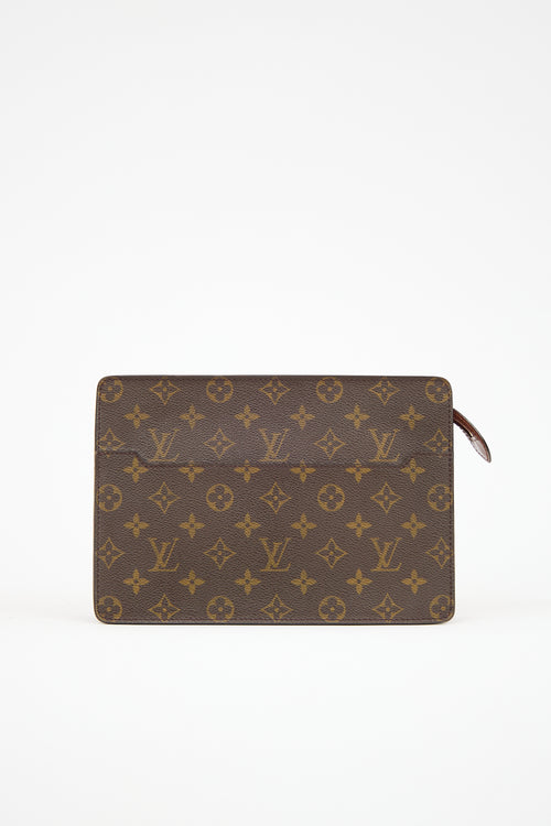 Louis Vuitton Brown Monogram Canvas Pouch