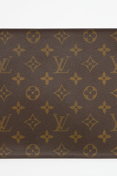 Louis Vuitton Brown Monogram Canvas Pouch