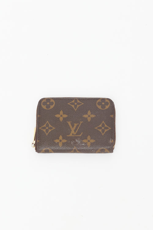 Louis Vuitton Brown Monogram Zippy Wallet