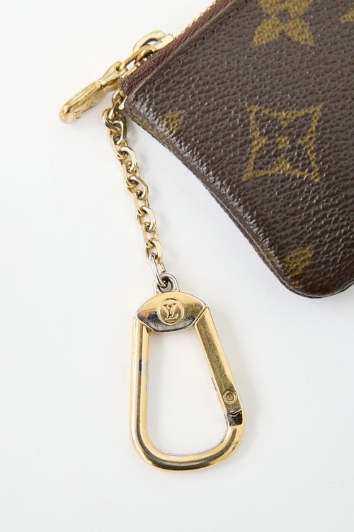 Louis Vuitton Brown Monogram Key Pouch