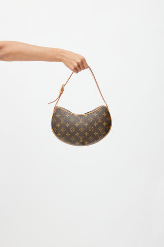 Louis Vuitton Vintage Brown Monogram Croissant PM Shoulder Bag