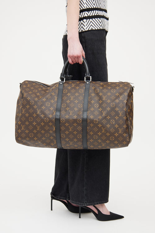 Louis Vuitton Mono Keepall 55 Bandoulière Bag