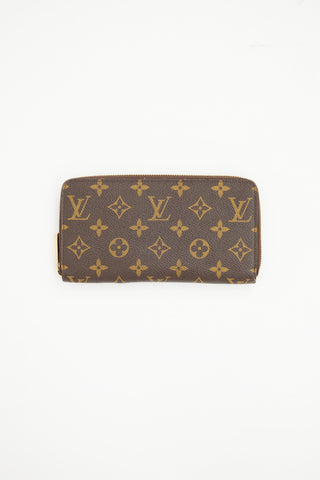 Louis Vuitton Brown Monogram Zippy Wallet