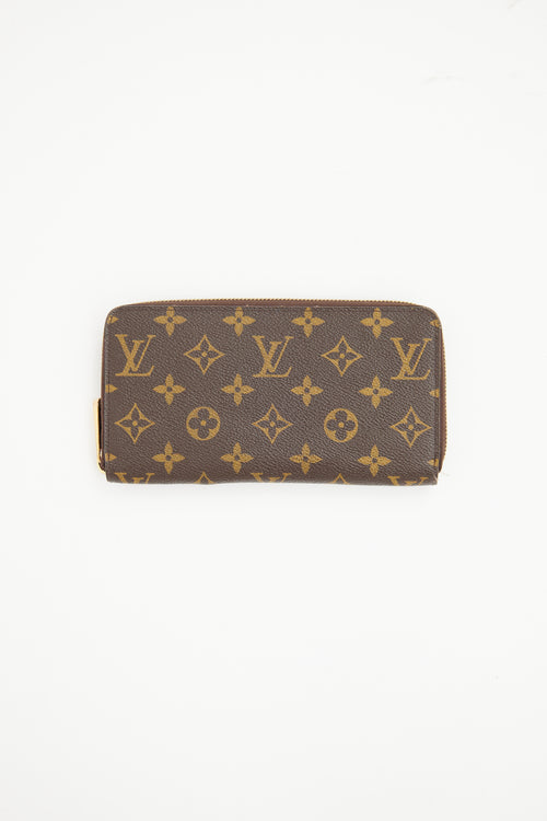 Louis Vuitton Brown Monogram Zippy Wallet