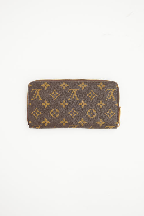 Louis Vuitton Brown Monogram Zippy Wallet