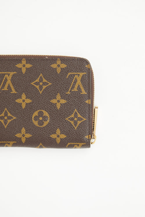 Louis Vuitton Brown Monogram Zippy Wallet