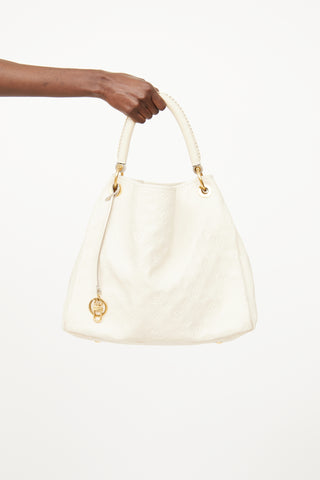 Louis Vuitton Cream Empreinte Artsy Bag