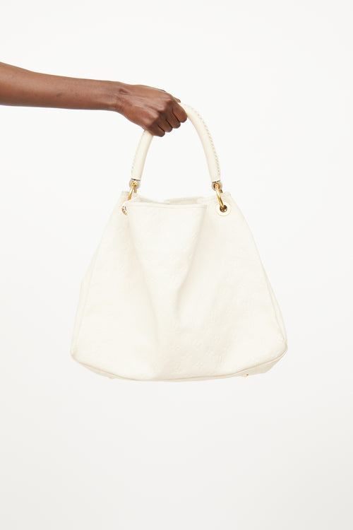 Louis Vuitton Cream Empreinte Artsy Bag