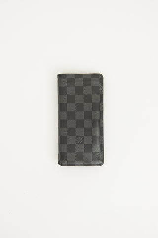 Louis Vuitton Damier Graphite Canvas Brazza Long Wallet