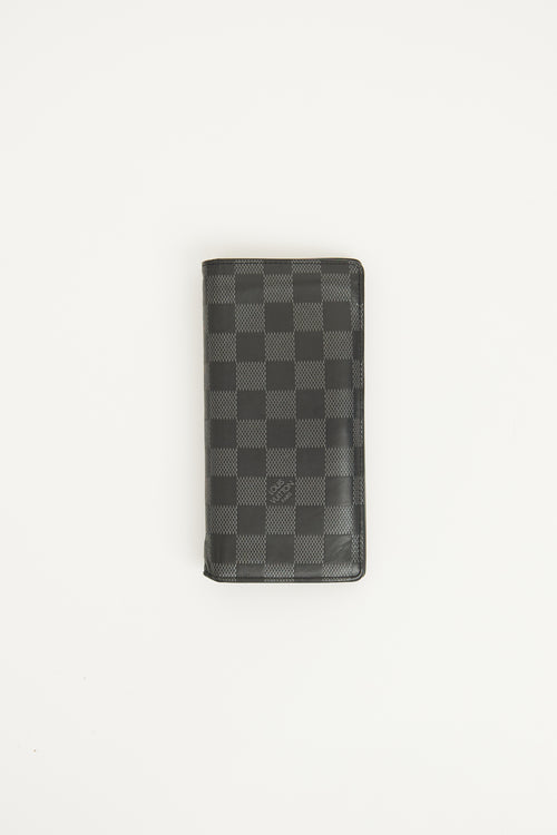 Louis Vuitton Damier Graphite Canvas Brazza Long Wallet