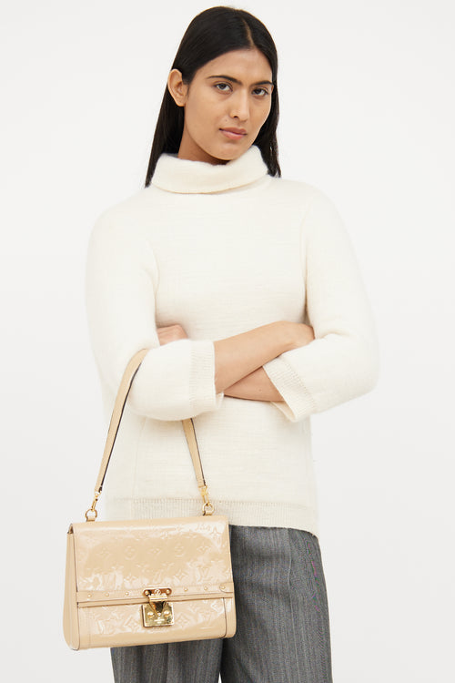 Beige Dune Vernis Venice Bag