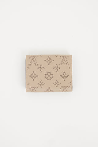 Louis Vuitton Grey Galet Mahina Iris Compact Wallet