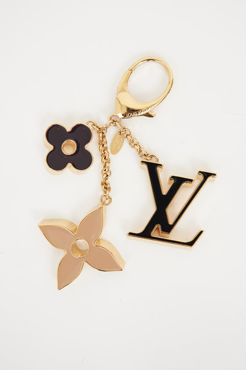 Louis Vuitton Gold Enamel Bag Charm