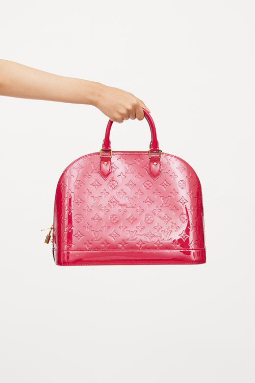 Louis Vuitton Indian Rose Vernis Alma Bag