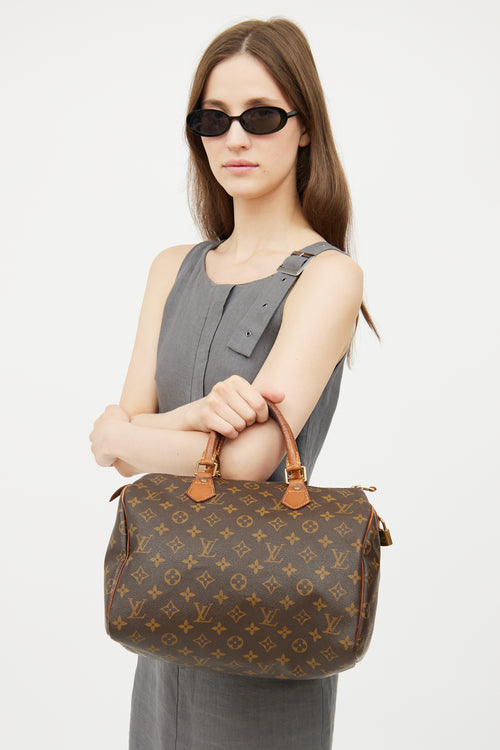 Louis Vuitton Brown Monogram Speedy Bag