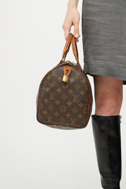 Louis Vuitton Brown Monogram Speedy Bag