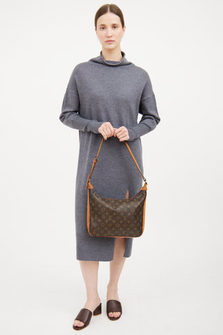 Brown Monogram Boulogne Shoulder Bag