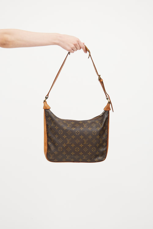 Brown Monogram Boulogne Shoulder Bag