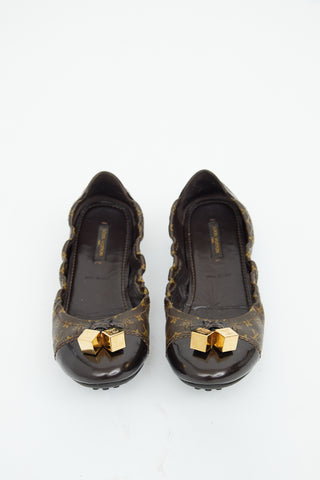 Louis Vuitton Monogram Bow Ballet Flat